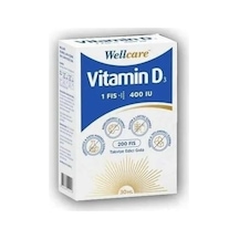Wellcare Vitamin D3 400 Iu 30 Ml