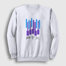 Presmono Unisex Ptx Pentatonix Sweatshirt Beyaz