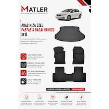 Honda Civic 2014 Model 4d Ekstra Havuzlu Paspas Ve Bagaj Havuzu Set
