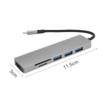 Airsky Hc74c 6 İn 1 Hdmı Çevirici