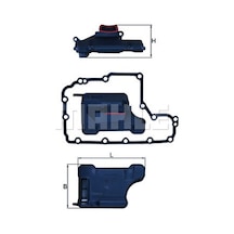 Mahle Otomatik Şanzıman Filitresi Contası Astra F-g-h Corsa B-c-d Vectra B F13 F17 Şanzıman Hx157d 703478 90444592
