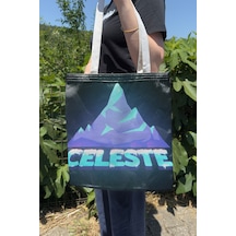 Zipzap Celeste V4 Çift Taraflı Kanvas Baskı Bez Çanta Bilgisayar Oyun Video Oyunu