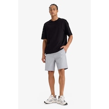 DeFactoFit Standart Fit Sporcu Kısa Paça Dokuma Şort E4137AX25SMGR454