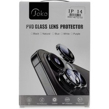 Joko Apple iPhone Uyumlu 15 Pvd Metal Kamera Lens - Turuncu -