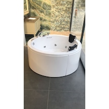 Alika 150x150 Çap Oval Jakuzi Küvet Sistem -2 8 +10 Jet