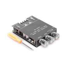 Zk-1002t Tiz Ve Bas Kontrollü Bt Ve Aux Girişli Amfi Kartı