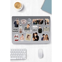 The Vampire Diaries Temalı Sticker Etiket Seti 2 -vampir Günlükleri Sticker- Laptop Notebook Telefon