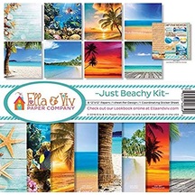 Ella & Viv By Reminisce Just Beachy Scrapbook Koleksiyon Kiti