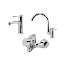Creavit Vg1840 + Vg2840 Vega Lavabo + Banyo + Eviye Batarya Seti