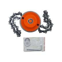 Zincir Başlığı - Ot Biçme Makinesi İçin Motorlu Yan Çalı Ve Ot Kesme Başlığı, Evrensel Uyumlu Zincirli