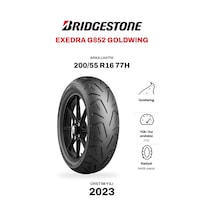 Bridgestone Exedra G852 Goldwing 200/55 R16 77h Arka Motosiklet Lastiği