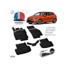 S-Dizayn VW Polo 6 4D Havuzlu Paspas 2017-2021 A+Kalite