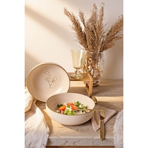 Keramika Taupe Bloom Salata Kasesi 18 Cm 2 Adet 22519
