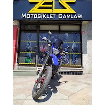 Yamaha Xt660R Xt 660R Uzun Ön Cam Koyu Füme Zeus 42cm 4mm