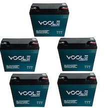 Voole 12v 24 Ah Elektrikli Bisiklet Jel Aküsü 5li Set 2026 Üretimi
