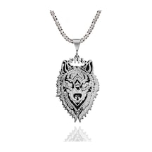 925 Ayar Gümüş Kral Zincirli Göktürkçe Türk Yazılı Bozkurt Tasarı 552728121