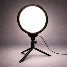 Halka Işık 8.4 İnç 21.5cm 180cm Kablolu Stüdyo Işığı Ürün Ve Görsel Fotoğraflama Işığı Fotoğraf Makinesi Kamera Youtuber Twich Ring Light Yayıncı Işığı Hp260 8.4inç Siyah
