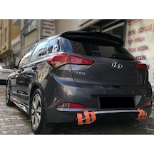 Hyundai İ20 2015-2017 Egzoz Görünümlü Parlak Siyah Difüzör Plastik Boyalı