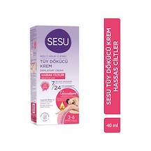 Sesu Hassas Ciltler için Tüy Dökücü Krem 40 ML