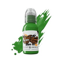 World Famous Ink Sarah Miller Loki Green Yeşil Dövme Boyası 1oz - 30ml