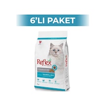Reflex Somonlu Pirinçli Kısır Kedi Maması 2 Kg 6 Adet