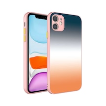 Ardemix Apple Uyumlu iPhone 11 Kamera Korumalı Renkli Thtterli X-cam Kılıf-no12 NO12