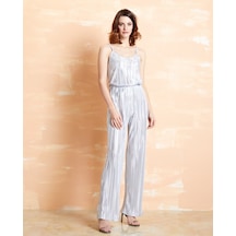 Serpil Exclusive Pliseli Geniş Paça Saten Dokulu Pantolon Işıltılı Ve Rahat Tasarım Gümüş Serpil Exclusive Pliseli Geniş Paça Saten Dokulu Pantolon Işıltılı Ve Rahat Tasarım Gümüş