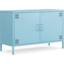 Pera Tv Ünitesi, Tv Dolabı,2 Kapaklı Dolap 100,50 X 40 X 64,50 Cm - 9 Renk Seçeneği Bulunmaktadır Ral 5024 Mavi