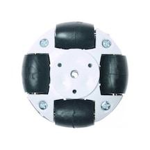 Robotistan 50mm Plastik Omni Tekerlek - Beyaz