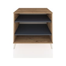 Kronos Şifonyer 2 Raflı 88x59x80 Çam-antrasit Atlas Çam
