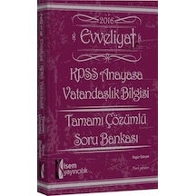2016 Evveliyat KPSS Anayasa Vatandaşlık Bilgisi Tamamı Çözümlü...