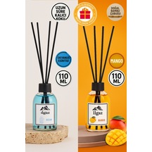 Ilgaz Okyanus + Mango Bambu Çubuklu Oda Kokusu 2 x 110 ML