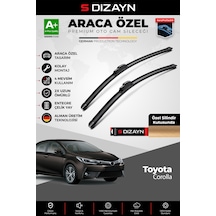 S-dizayn Toyota Corolla Ön Cam Silecek Seti 2019 Üzeri Premium Araca Özel 70-35 Cm A+ Kalite