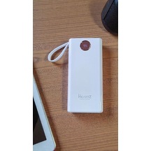 Tr H004 20000 Mah Power Bank Pd 30w Ve Usb 22.5w Fast Hızlı Şarj Dahili Type C Ve Lightning Kablolu Dünya Standart
