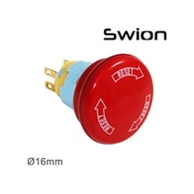 Acil Stop Bas-Çevir 16Mm (Kafa 33Mm)