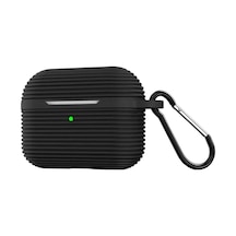 Newface Apple Airpods Pro 3 3.nesil Raven Silikon Kılıf - Siyah