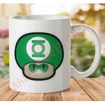 1-2126 Super Mario Mushroom Green Lanternjpeg İki Tarafı Baskılı Kupa Bardak.jpg