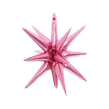Beysüs Pembe Starburst Kutup Yıldızı Folyo Balon PEMBE
