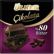 Ülker %80 Kakaolu Bitter Kare Çikolata 6 x 60 G
