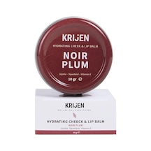 Noir Plum Mürdüm Renkli Dudak & Yanak Balmı Bitkisel Krem Allık&ruj&far