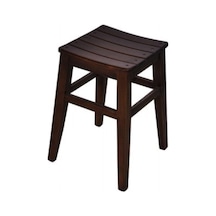 Ahşap Tabure 40 Cm. Gürgen Ağacından Cilalı 1.Kalite