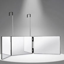 Led İle 3-way Ayna 360 Üç Katlı Saç Kesim Ayna Aydınlatma İle Diğer
