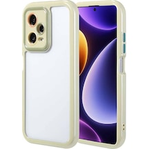 Xiaomi Redmi Note 12 Pro Plus 5g Kılıf Kamera Korumalı Renkli Kenar Ve Çerçeve Tasarımlı Klfs Vitami Yeşil