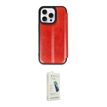 Cep 20-26 Apple Uyumlu İphone 14 Pro Max Kılıf Zirve Yansıma Serisi İkili Koruma Seti Najmaddin Siyah