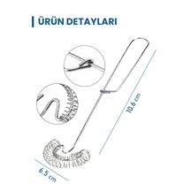 Paslanmaz Dayanıklı Çelik El Çırpıcısı Beyaz - Gümüş