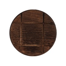 Suntek Mutfak Ahşap Sıcak Ped Bardak 18,9cmx18,9cmx1cm-yuvarlak