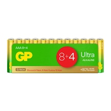 Gp 24au-s12 G-tech Lr3 Ultra Alkalin Aaa İnce Kalem Pil 12'li Paket