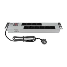 Amp Connect 19" 2u 10'lu Schuko Anahtarlı Kabinet Grup Prizi Pdu -16a