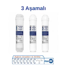 Avon Class 3 Aşamalı Kapalı Kasa Su Arıtma Filtre Seti Sediment Gac Karbon Granül Karbon Ön Filtre Seti