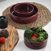 Mürdüm Stackable Salata/çerez Seti 3 Parça Açık Mavi
